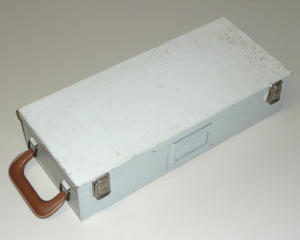 View of a closed card case