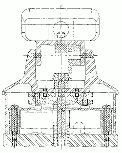 CAD drawing of a buildable pan-tilt mechanism