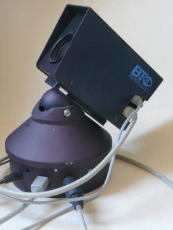 photo showing the PTZ webcam turned to the side tilted up