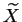$ \widetilde{X}$