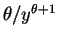 $ \theta/y^{\theta+1}$