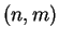 $ (n,m)$