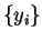 $ \{y_i\}$