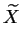 $\displaystyle \widetilde{X}$