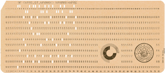  [EPFL generic punched card] 