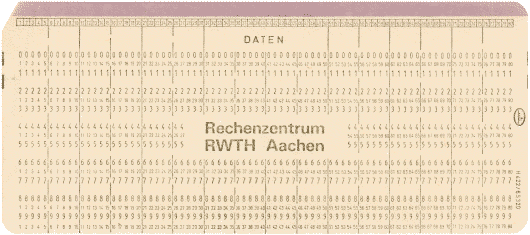  [RWTH Aachen data card] 