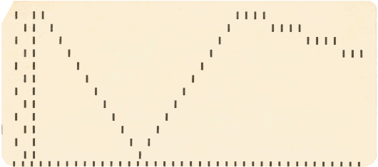  [test-pattern card for optical readers] 